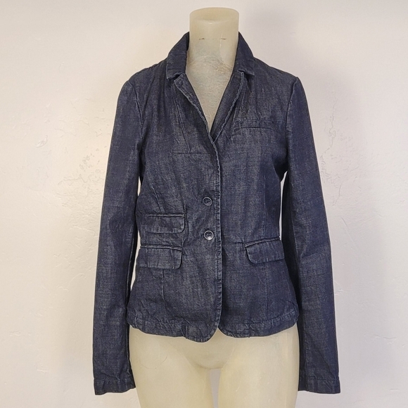 Anthro pilcro and the letterpress denim blazer - Picture 6 of 11